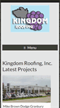 Mobile Screenshot of kingdomroofing.com